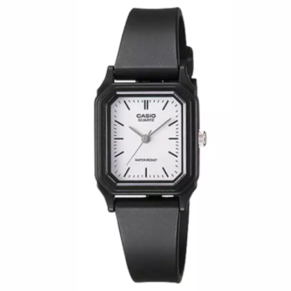  Casio General LQ-142-7EDF Black Resin Band Mini Square Women Watch